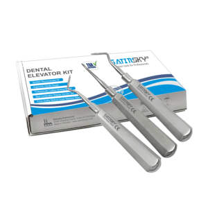 Conjunto de elevador dental Extracción de raíz molar dental Instrumentos de luxación Instrumentos dentales autoclavables de alta calidad - Product Image 1