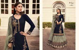 Tendance nouveauté haute qualité lourde Faux Georgette Salwar Kameez & Dupatta avec travail de broderie approvisionnement d'usine en gros - Product Image 2