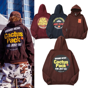 Haute qualité 3D mousse Logo goutte épaule polaire graphique Puls taille Streetwear unisexe personnalisé bouffée impression à capuche - Product Image 3