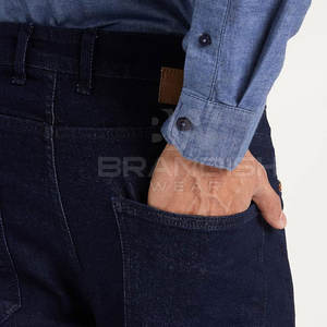 Nuevo estilo de uso al aire libre Streetwear Hombres Jeans Pantalones Mejor calidad Color sólido Jeans Pantalones para hombres - Product Image 5