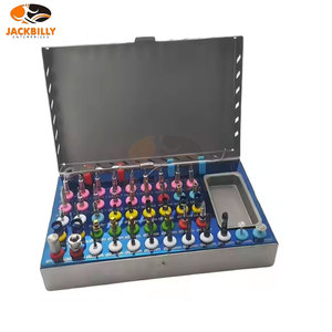 Ensemble d'instruments chirurgicaux dentaires universels manuels en acier inoxydable de haute qualité pour implants dentaires, fraises d'osseointégration CE - Product Image 4