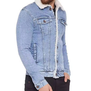 Veste de conception unique pour hommes 2025 dernière mode sur mesure Logo imprimé vestes en jean pour hommes - Product Image 2