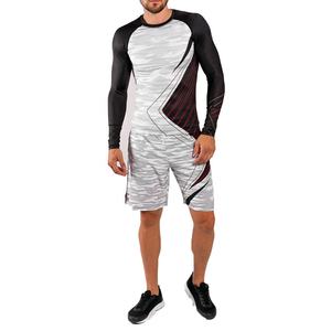 Camisetas Rashguard de compresión de manga larga para hombre, ropa Rashguard con estampado personalizado por sublimación - Product Image 5