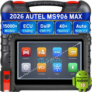 เครื่องสแกนวินิจฉัยอเนกประสงค์ Maxi-Sys MS906 MAX รุ่นอัปเกรด MS906 Pro รองรับการเข้ารหัส OE ใช้พลังงานจากแบตเตอรี่ รับประกัน 3 ปี - Product Image 1