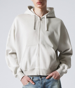 Sudadera con Capucha para Hombre, 100% Algodón, Gruesa, 370/410 g/m², con Cierre, Estampado Personalizado, Ecológica, de Alta Calidad, en Oferta - Product Image 5