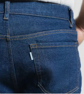 Pantalon en jean pour homme de haute qualité, imprimé moto, taille plus, style décontracté, anti-froissement - Product Image 2