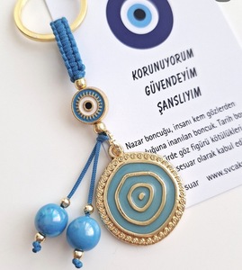 DAFNI BIG PAZAR Mosquetón de Aleación de Moda con Acabado Dorado Esmaltado, Varias Formas 3D, Puntas Únicas con Grabado y Estampado, Turquía - Product Image 3