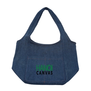 Sacs fourre-tout en toile de coton écologiques, poignées en coton, logo imprimé personnalisé, certifiés BSCI, fabriqués au Vietnam, tailles personnalisées - Cadeaux de shopping - Product Image 2