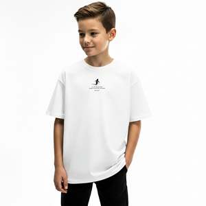 T-shirt en coton de qualité supérieure, coupe ajustée, avec logo Little Penguin, style hip-hop unisexe - Product Image 4