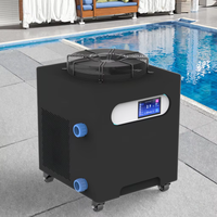 Equipo de Refrigeración Profesional de 10HP para Piscinas, Enfriador de Agua Fría con Bomba de Calor, Filtro, UV y Ozono