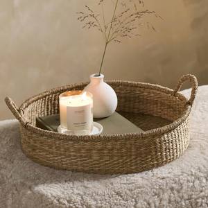 Bandeja Artesanal de Pasto Marino, Finamente Tejida a Mano, para Servir y Exhibir, para un Estilo de Hogar Elegante - Product Image 1