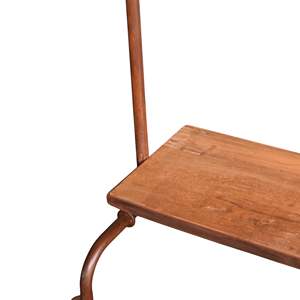 Porte-manteau industriel moderne en fer pour salon, mobilier de maison, avec matériaux en acier, métal et plastique - Product Image 4