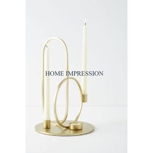 ชุดเชิงเทียนโลหะชุบทอง4ชิ้นตกแต่งโต๊ะกลางสำหรับบ้านแนวแฟนซีแนวคริสต์มาส - Product Image 5