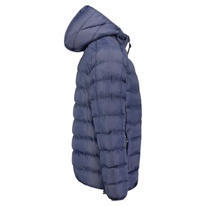 Veste matelassée matelassée à fermeture éclair à capuche réglable classique pour hommes vêtements d'extérieur chauds isolés légers à la mode veste spéciale d'hiver - Product Image 5