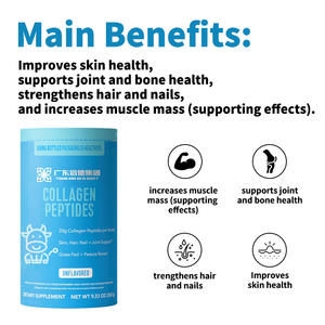 OEM Kolajen Peptit Tozu Kolay Çözünür GDO'suz Kokusuz Çoklu Kolajen <span class=keywords><strong>C</strong></span> Vitamini ile Yetişkin Kullanımı Cilt Aydınlatı<span class=keywords><strong>c</strong></span>ı Faydalar - Product Image 5