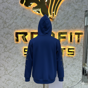 เสื้อฮู้ดผู้ชายพิมพ์ลายพัฟมีซิปแบบมืออาชีพ - Product Image 2