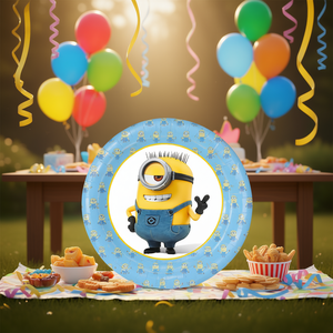 Platos de Papel de Minions de 19.5 cm, 6 Piezas, Platos Desechables para Fiestas - Product Image 3