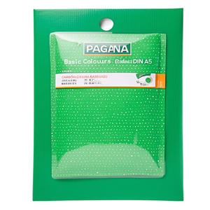 PAGNA Basic Colours Green Cardboard DIN A5 Ring Binder - Product Image 2