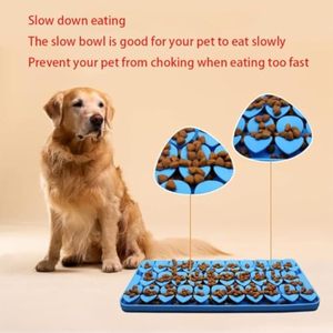 Alfombrilla de silicona para lamer gatos y perros, almohadilla de alimentación lenta antideslizante sin BPA, accesorio de enriquecimiento seguro para lavavajillas para mascotas - Product Image 6