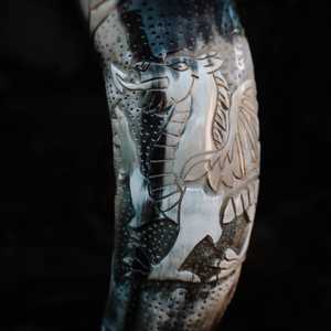 Stein classique en corne de buffle artisanale, un objet distinctif pour vos boissons - Product Image 2