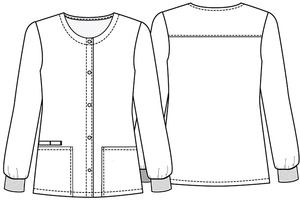 Veste d'uniforme médical anti-rides personnalisée, uniforme d'infirmière, veste médicale extensible, ensembles d'infirmière pour femmes - Product Image 4