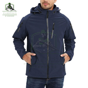 Veste tactique respirante, écologique et confortable avec fermeture éclair, logo personnalisé et matériau en nylon/polyester de haute qualité - Product Image 5