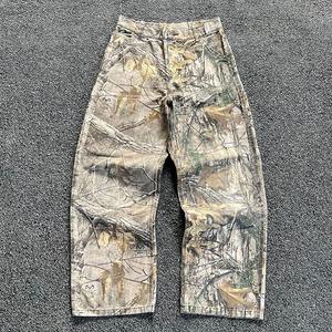Pantalones Cargo Personalizados de Alta Calidad, de Poliéster/Algodón, Holgados, Estilo Hip Hop, para Invierno, Caza, Camuflaje RealTree, para Hombre - Product Image 1