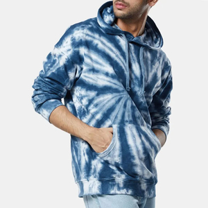 Nouvel arrivage de sweats à capuche Tie Dye pour hommes de haute qualité personnalisation haut tendance confortable à porter prix de gros sweats à capuche Tie Dye pour hommes - Product Image 3