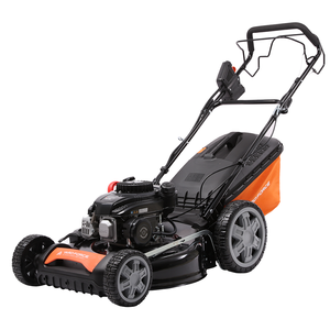 Tondeuse à gazon autotractée à moteur essence de qualité industrielle Red Riding avec poignée pliable et bac de ramassage arrière de 200 L - Product Image 5