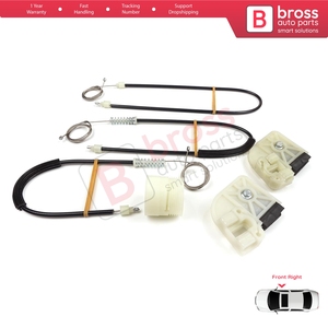 Kit de réparation de lève-vitre électrique BWR5515, porte avant droite pour Transporter T5 T6 Caravelle Multivan 2003-2024 7H0837754 - Product Image 5