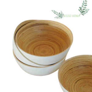 Fournisseur vietnamien Bol en bambou filé Bol rond et bol en bambou Saladier d'Eco2go Vietnam - Product Image 6