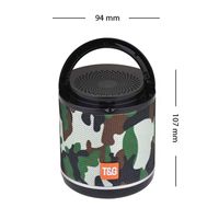 T&G TG518 Camouflage Extérieur pour Enceinte avec Microphone Intégré, Design en Plastique et Batterie