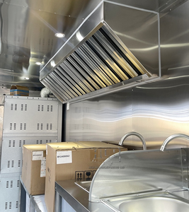 Nouveau camion à pizza mobile à 4 roues en acier inoxydable de type américain, cuisine complète, camion de restauration rapide, excellent état - Product Image 4