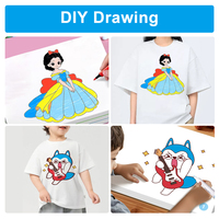 A3 kertas Transfer panas Laser A4 katun putih DIY gambar besi Inkjet A4 kertas Transfer termal untuk katun terang grosir