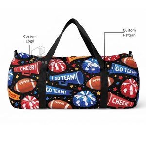 Sac de sport multifonctionnel personnalisé pour cheerleading avec logo sur mesure, pour entraînement de danse et voyages, avec compartiment à chaussures - Product Image 4