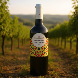 Italy-Produced ARCHINA FATASCIA Cataratto Pinot Grigio IGT 750ml Smooth Fruity White <b>Wine</b> 6 Bottles Per Box - Product Image 3
