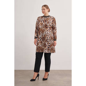 Plus Size Long Brown <b>Tunic</b> - Product Image 4