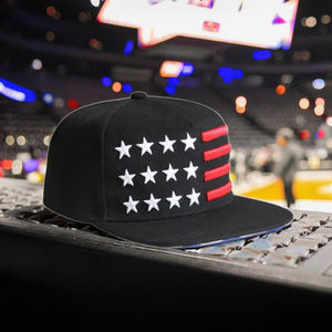 Casquette de sport unie personnalisable avec logo, en coton, style hip-hop, 6 panneaux, unisexe, snapback, brodée, ajustée, vente en gros - Product Image 5