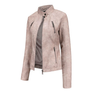 Chaqueta de Cuero de Invierno para Mujer de Alta Calidad, Exterior de Poliéster, Lona Original Transpirable, Servicio OEM, Venta al por Mayor, Relleno de Algodón 2026 - Product Image 3