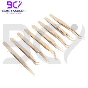Easy to Use Non Slip Premium Quality Fiber Tip Eyelash Extension Tweezers Good Quality Eyelash Grafted Tweezers - Product Image 4