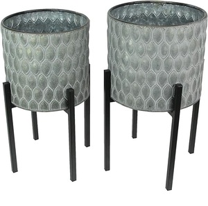 Elegante maceta para macetas de suelo, soporte para plantas inspirado en excelentes macetas de estante de almacenamiento de decoración de estilo de mediados de siglo - Product Image 5