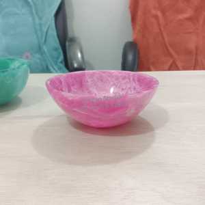Saladier de cuisine moderne en résine fait à la main Vaisselle vert menthe Saladier pour hôtels restaurants buffet et repas quotidiens - Product Image 2