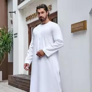 Jubba pour hommes de style koweïtien moderne, de qualité supérieure, vêtements islamiques, robes décontractées pour hommes, Jubba Thobe, faible MOQ - Product Image 6