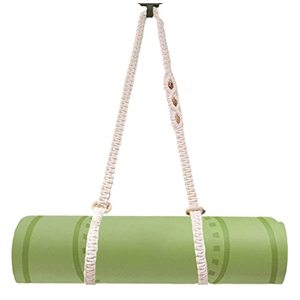 Sangle en coton macramé bricolage fraîchement conçu Logo personnalisé épais et pliant pour sac d'équipement de tapis de gymnastique et de yoga personnalisé - Product Image 2
