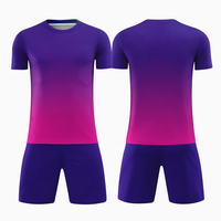 Uniforme de Fútbol Personalizado al por Mayor, Diseño Original de Fábrica OEM, Jersey Sublimado, Pantalones Cortos Antibacterianos, Transpirables y de Secado Rápido, Unisex