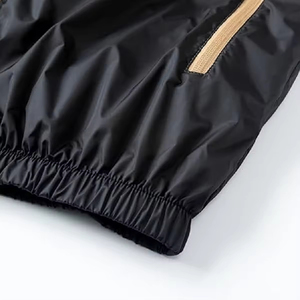 <b>Men's</b> <b>Lightweight</b> <b>Rain</b> <b>Jacket</b> with Adjustable Hood Breathable Canvas Fabric Comfortable Outdoor Adventure Engineered Design - Product Image 6