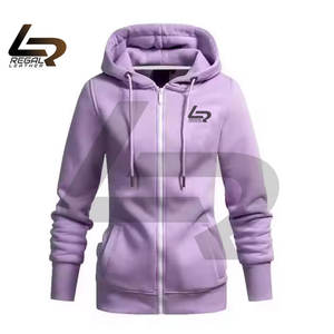 เสื้อโค้ทมีฮู้ดตัวสั้นมีซิปของผู้หญิงเสื้อโค้ทแบบมีฮู้ดปักโลโก้ด้านหน้าสำหรับฤดูหนาวมีซิปขนาดใหญ่พิเศษ2025ปรับแต่งได้ - Product Image 1