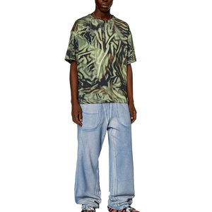 Camiseta de camuflaje de manga corta para hombre, Camiseta con estampado de camuflaje urbano de aspecto informal para hombre, ropa de calle Vibes - Product Image 4