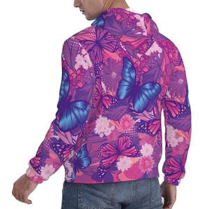 Sweat-shirts en tissu éponge 100% coton de haute qualité, sublimation, logo personnalisé pour hommes et femmes, faible MOQ, vêtements d'hiver avec impression - Product Image 3