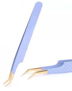 Pince à cils en acier inoxydable rose OEM avec pince à épiler personnalisée de marque privée avec le logo de votre marque - Product Image 4